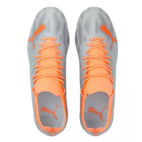PUMA ULTRA 2.4 FG AG SOCCER CLEATS MEN\'S Size 10 GRAY/ORANGE NWOB main image 8